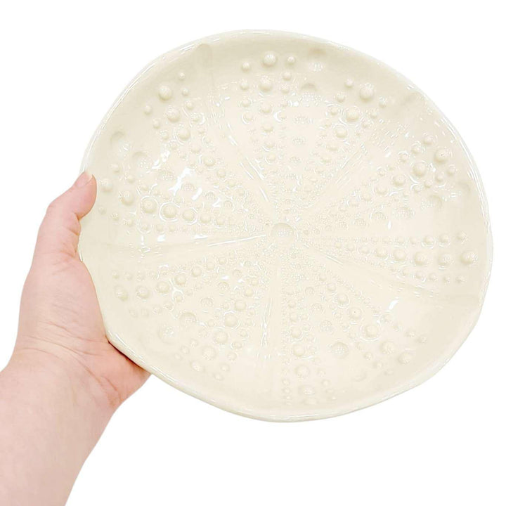 Serving Dish - Sea Urchin (Off White) by Beach Baby Ceramics