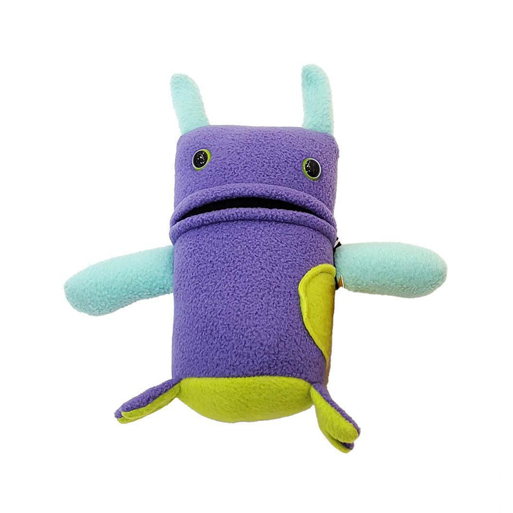 Plush - Bumble Creature (Purple Green Aqua) by Mr. Sogs