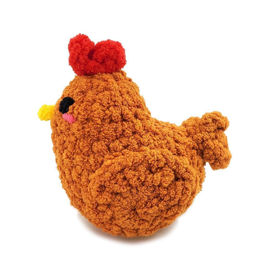 Plush Toy - Lil’ Hen (Rust) by Crittercrafts