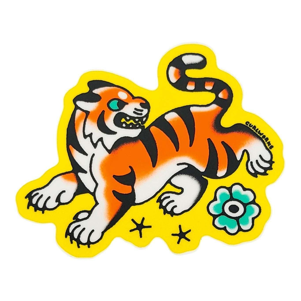 Sticker - Tiger by Curlworks