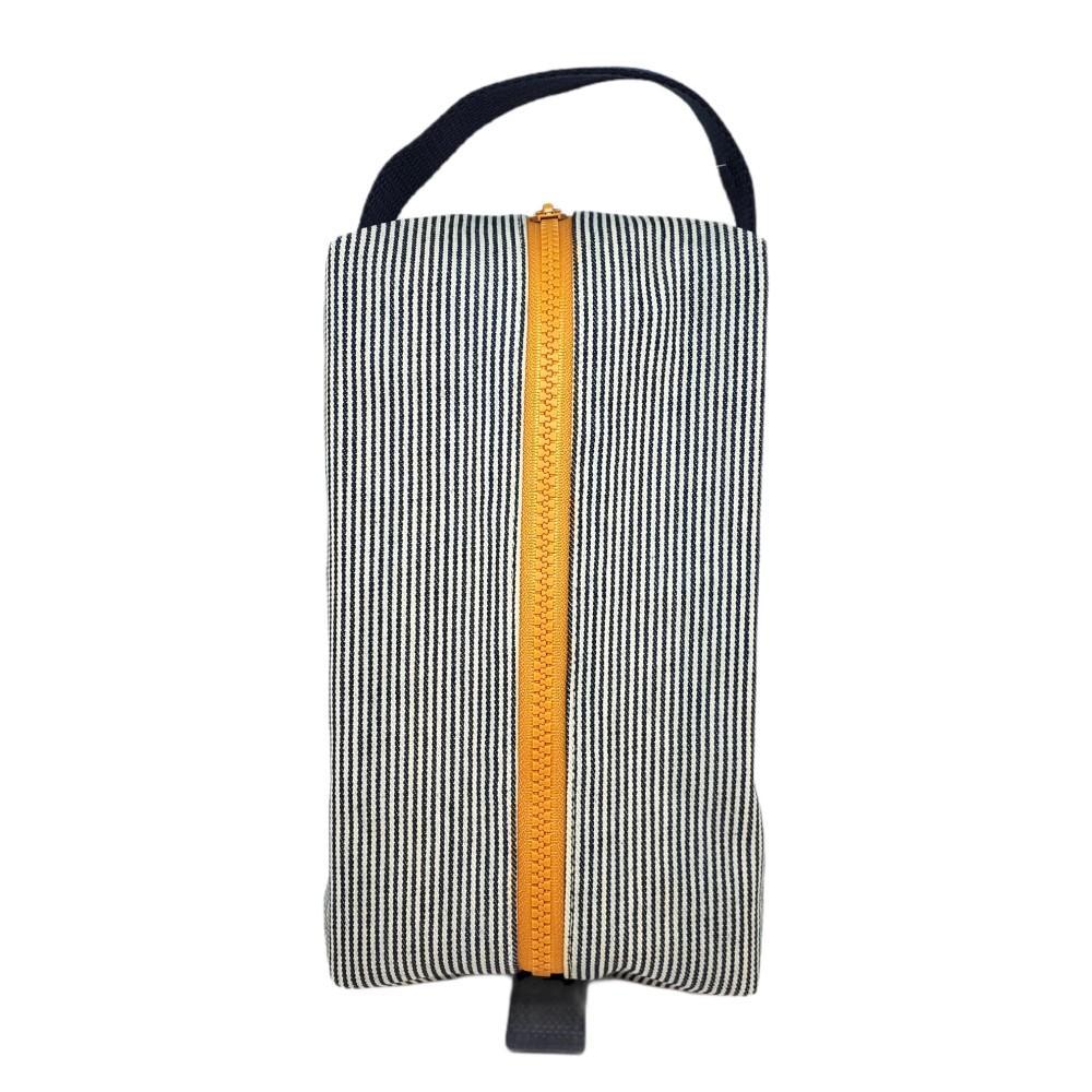 Box Zip - Dopp Kit (Railroad Stripe) by Lady Alamo