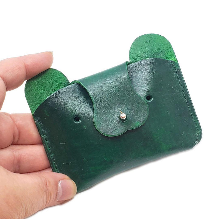 Wallet - Bear Leather (Green) by The Merchant Studio