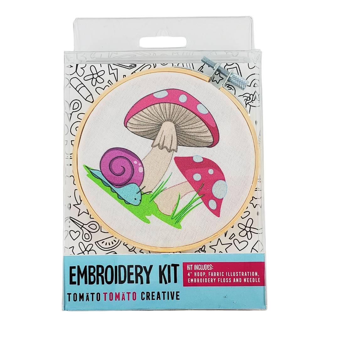 Embroidery Kit - Mushroom by Tomato Tomato Creative – The Handmade Showroom