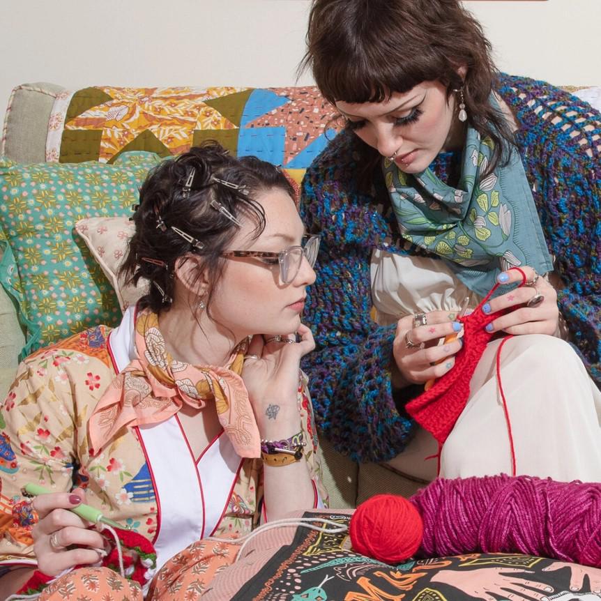 Bandana - Cassie (Teal Floral) by Handker Bandanas