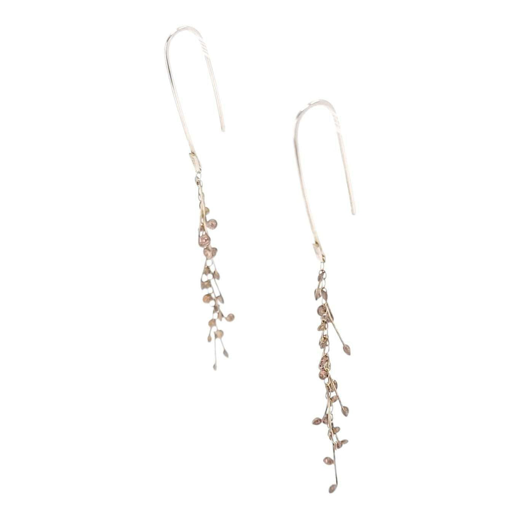 Earrings - Foliage (Oxidized Silver) by Verso