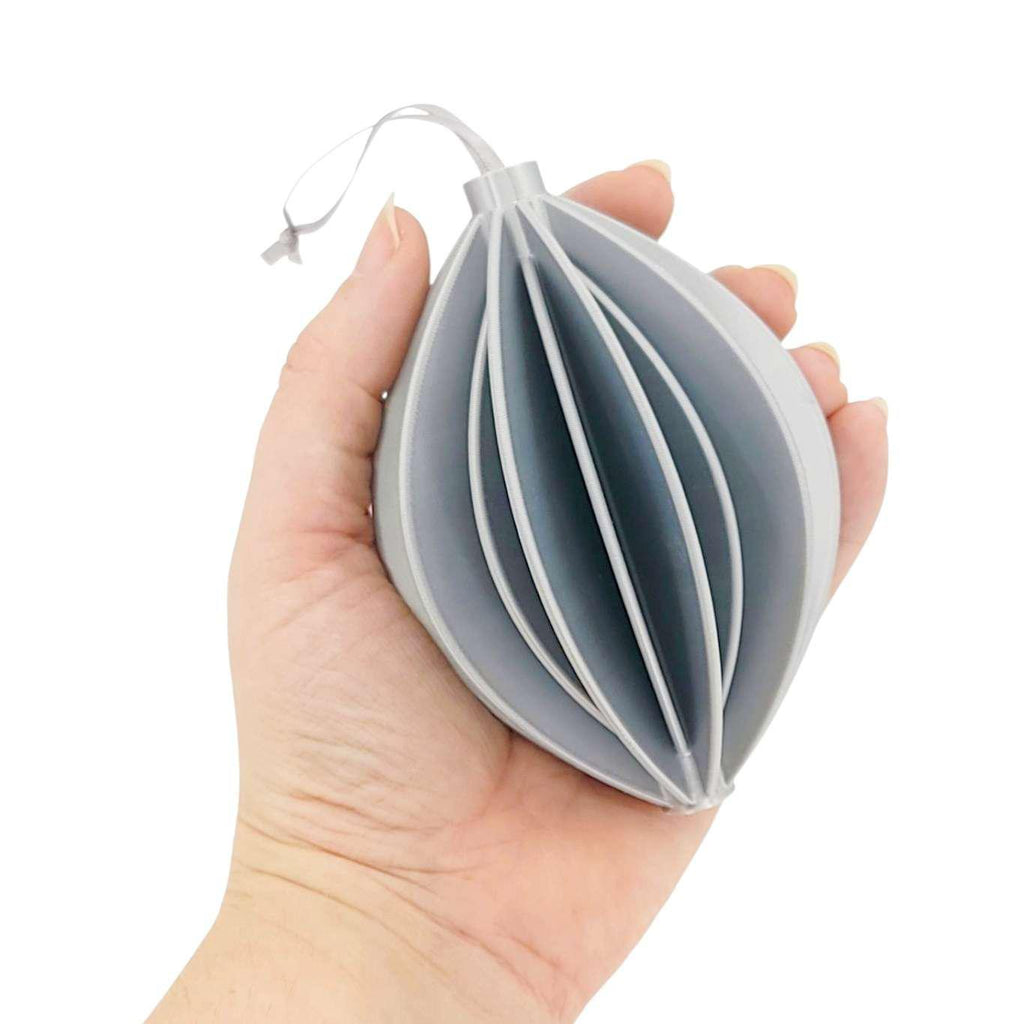 Ornament - Silver (Assorted Styles) by Rosebud Homegoods