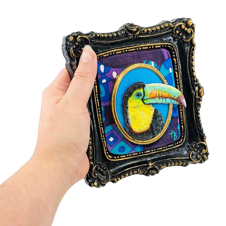 Applique Art - Toucan (OOAK) by Chubby Bunny