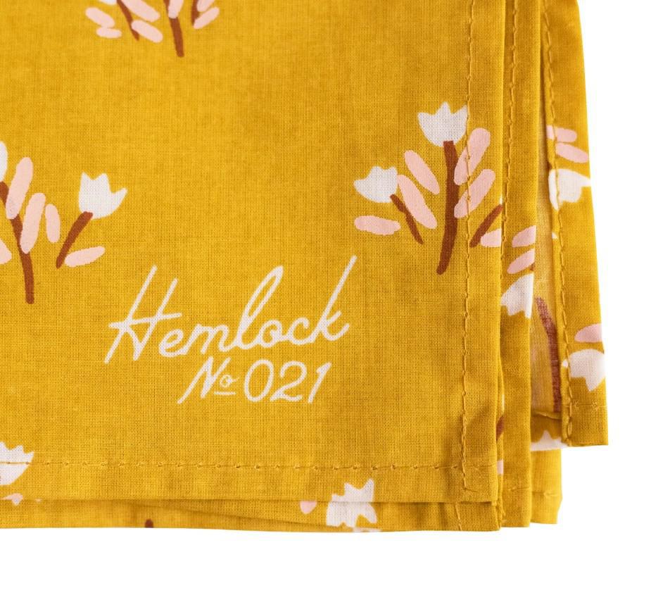 Bandana - Sadie (Yellow Tiny Flowers) by Handker Bandanas