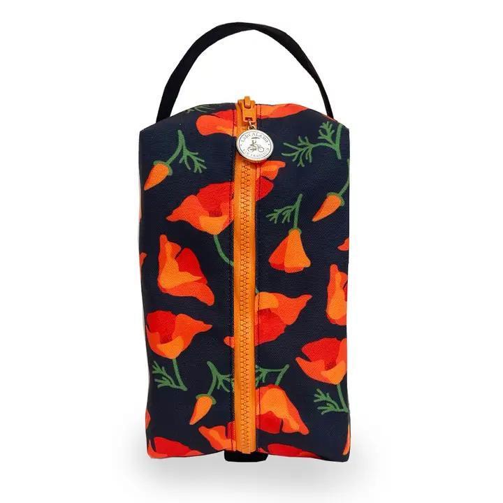 Box Zip - Dopp Kit (Poppy Charcoal) by Lady Alamo