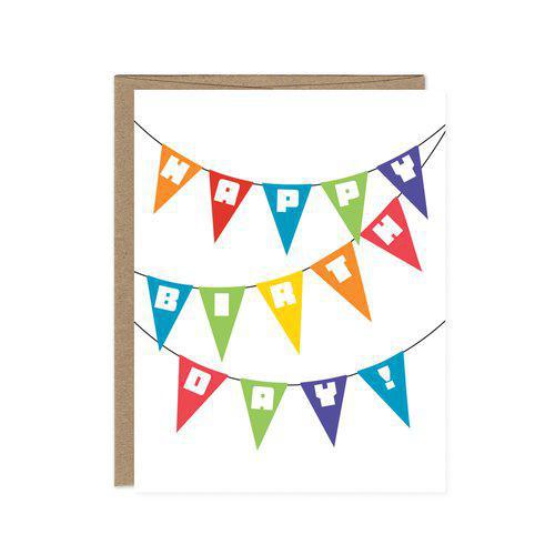 Card - Birthday - Banner Birthday by Orange Twist