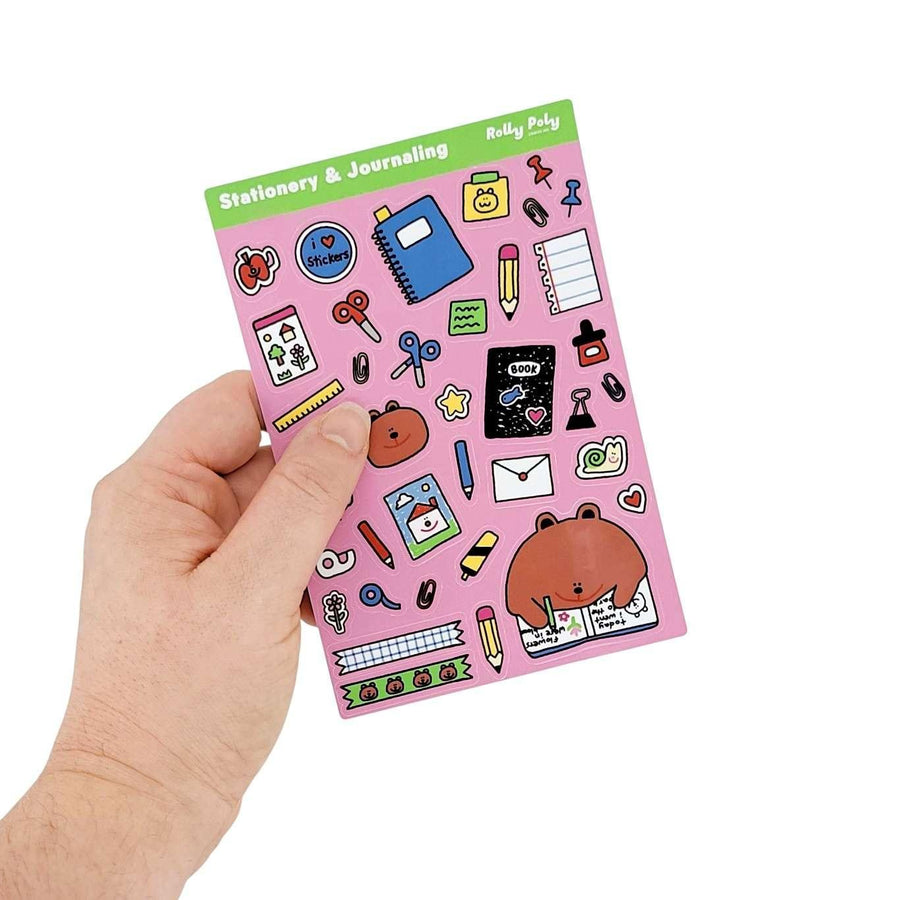 Sticker Sheet - Stationery + Journaling by Rolly Poly Studios, image 2 of 2