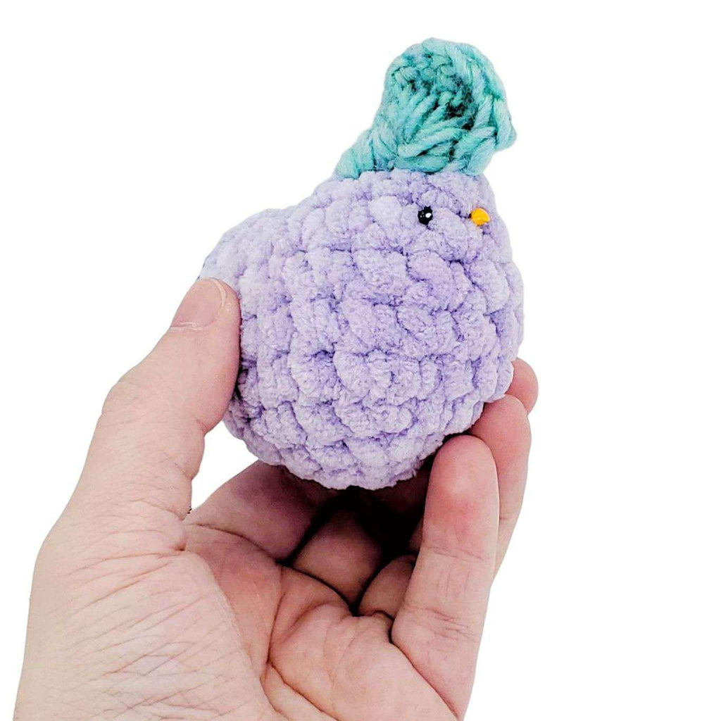 Plush Toy - Pocket Chicken (Light Purple) by Moyo Workshop