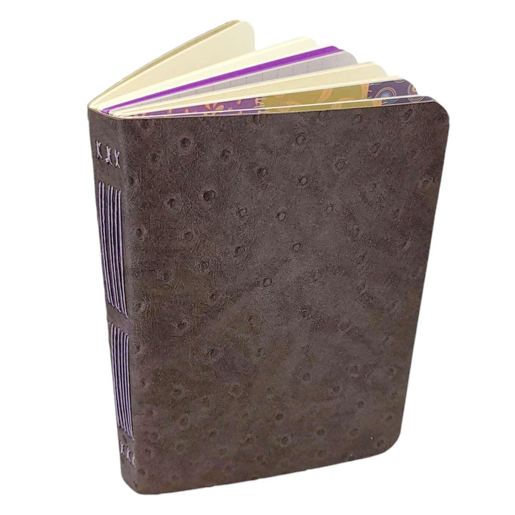 Journal - Brown Mixed Paper Notebook (Large or Small) by Original Brooks