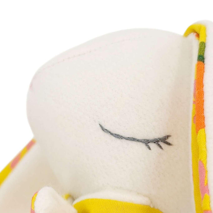 Plush - Bunny Snuggle Lovey (Yellow Poppy) by The Bird & Elephant