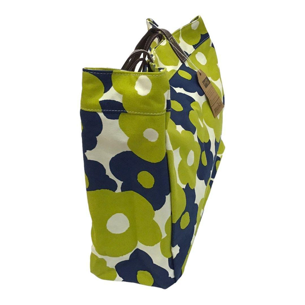 Carryall Tote - Hana Green and Blue Floral by MAIKA