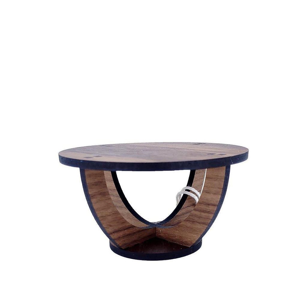 Plant Stand - Circular Walnut (Small or Large) by 6 by 6 Arts