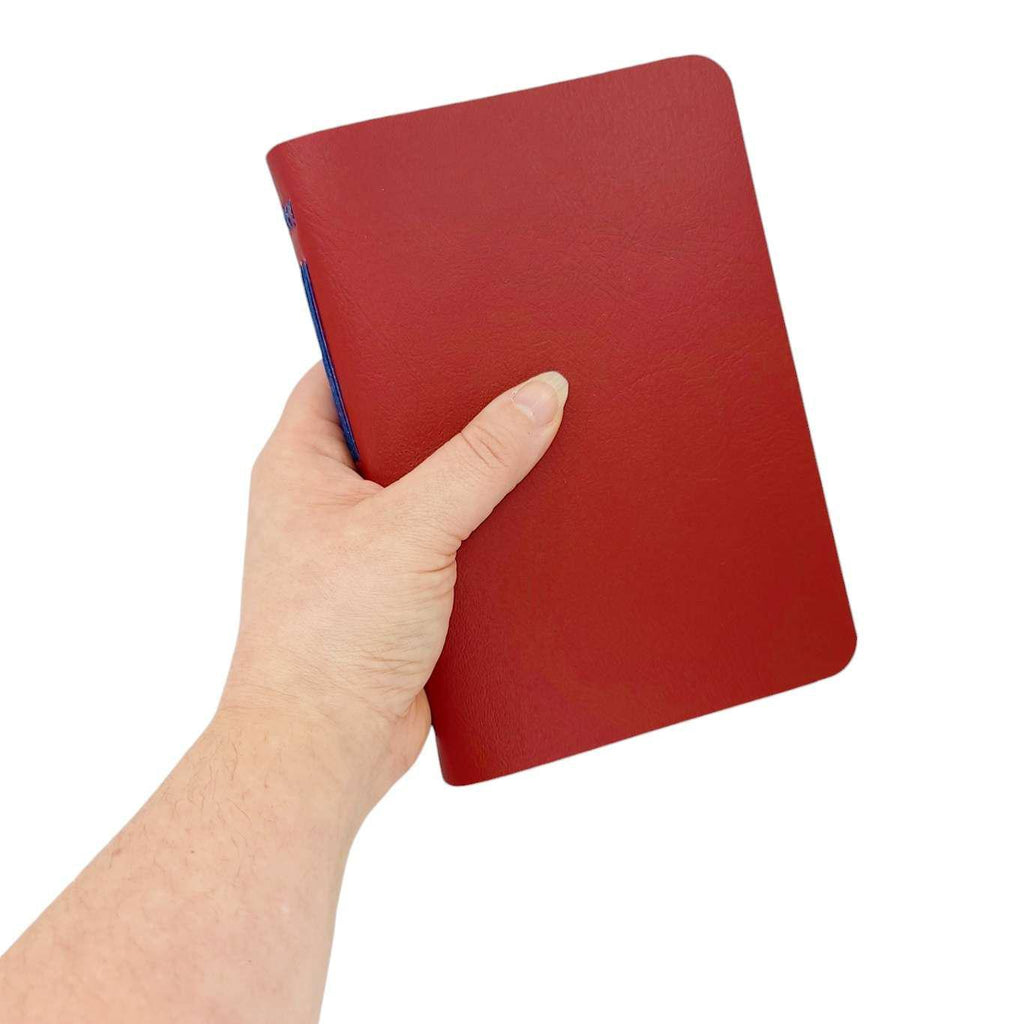 Journal - Red Mixed Paper Notebook (Large or Small) by Original Brooks