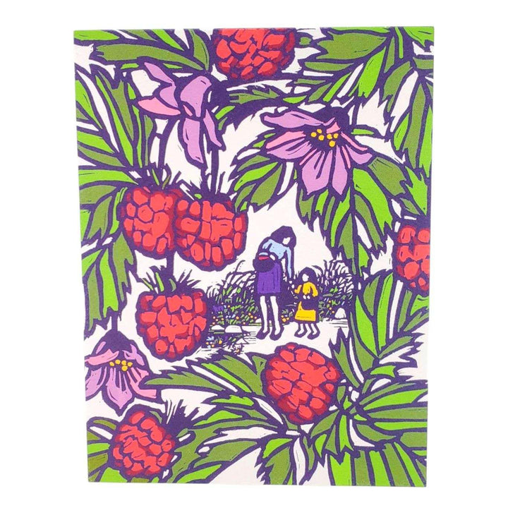 Card - Mother's Day - Walk With Mama Raspberry by Little Green