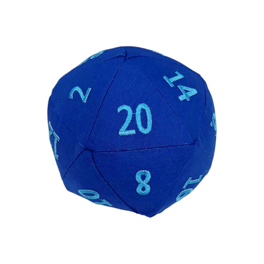 Plush - Small D20 in Assorted Blues and Purples by Saving Throw Pillows