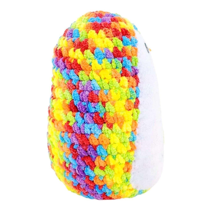 Plush Toy - Large Penguin (Rainbow with Green Heart) by Moyo Workshop, image 5 of 7