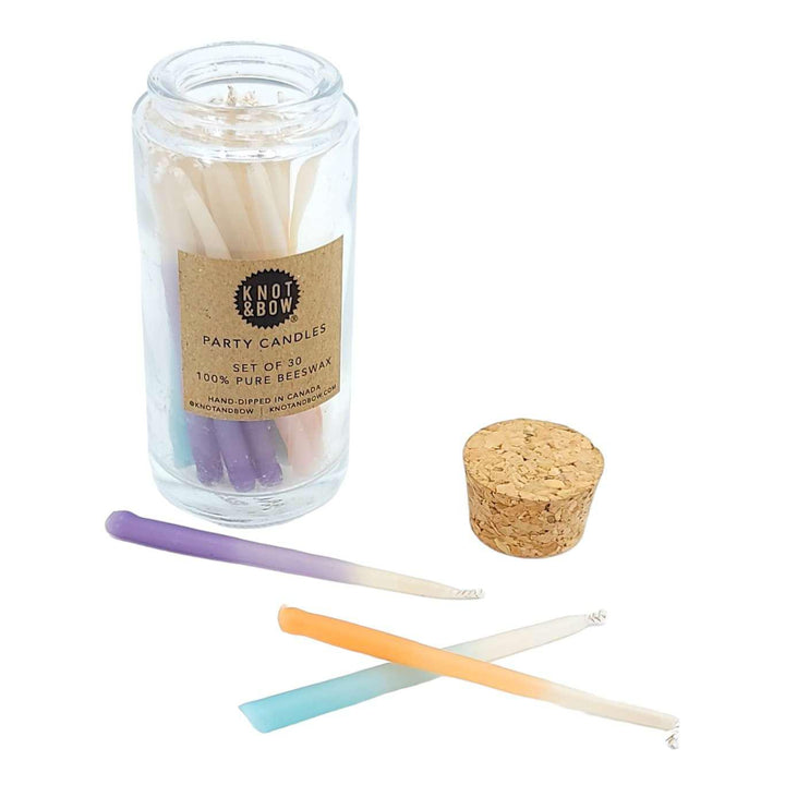 Candles - Beeswax Birthday Candles (Ombre Pastels) by Knot & Bow
