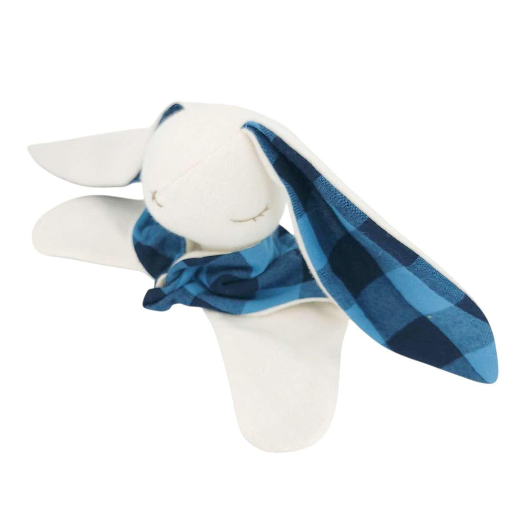 Plush - Bunny Snuggle Lovey (Carolina Indigo) by The Bird & Elephant