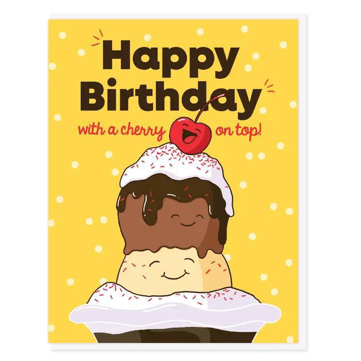 Card - Birthday - Sundae by Semi Sweet Press