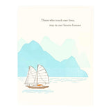 Card - Sympathy - Sailing Sympathy Boat by Ilee Papergoods, image 1 of 2
