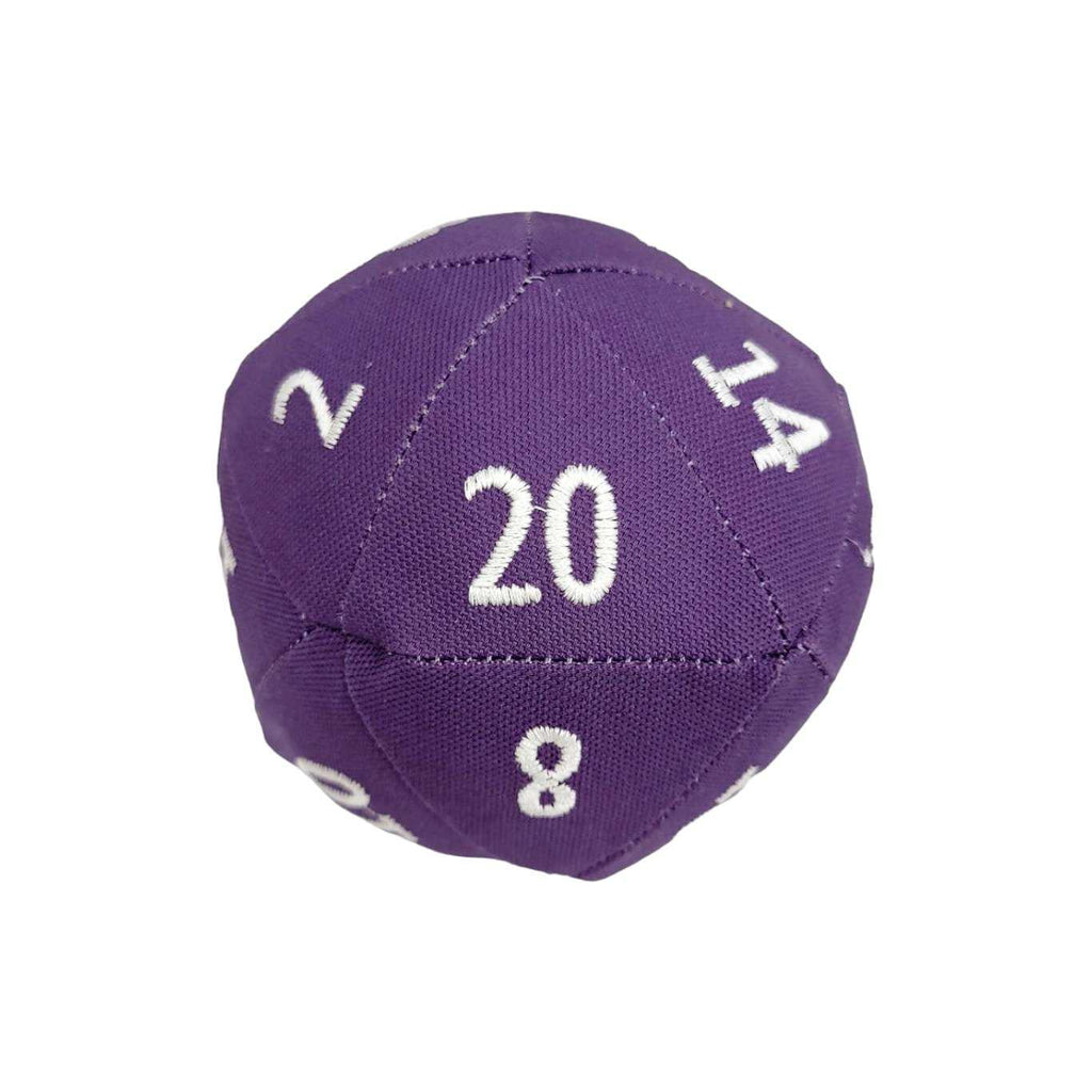 Plush - Small D20 in Assorted Blues and Purples by Saving Throw Pillows