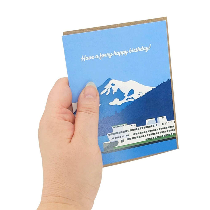 Card - Birthday - Ferry Happy Birthday by Orange Twist