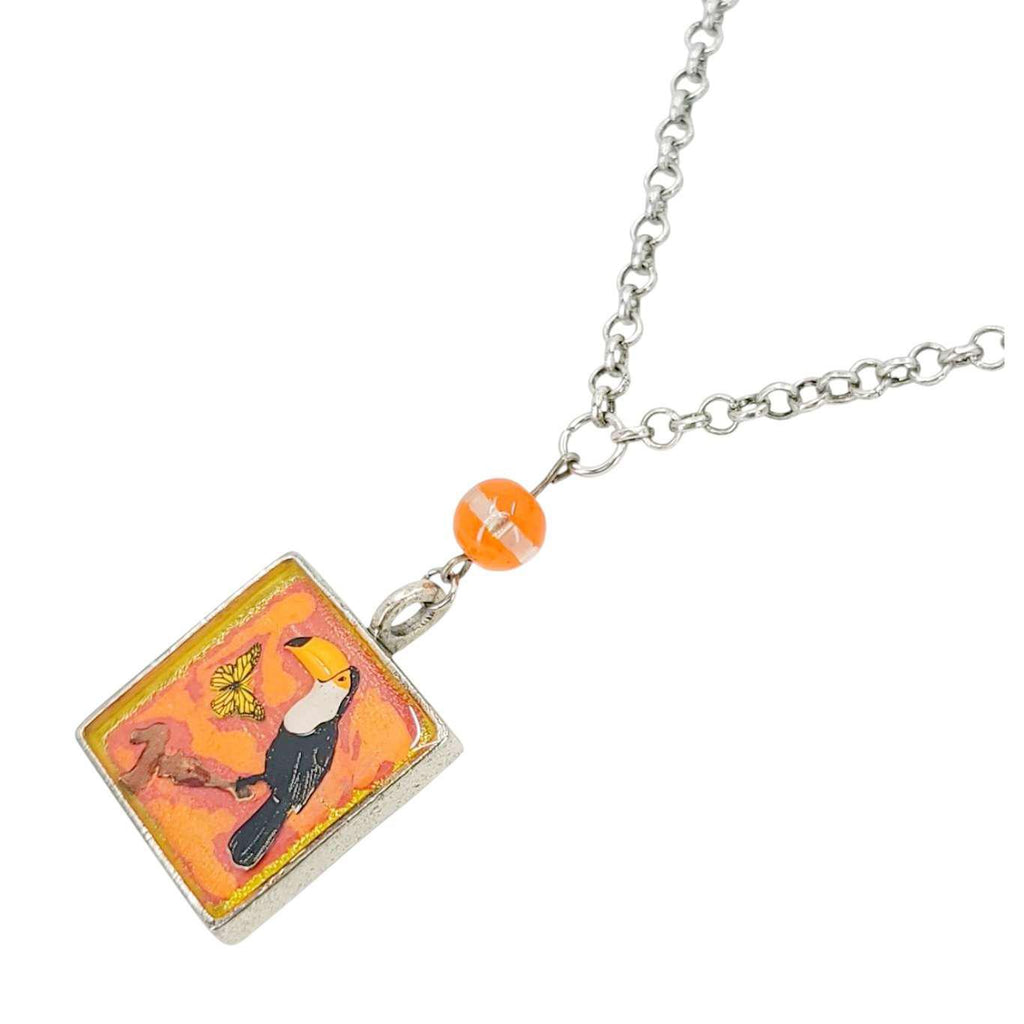 Necklace - Toucan (Orange) by XV Studios