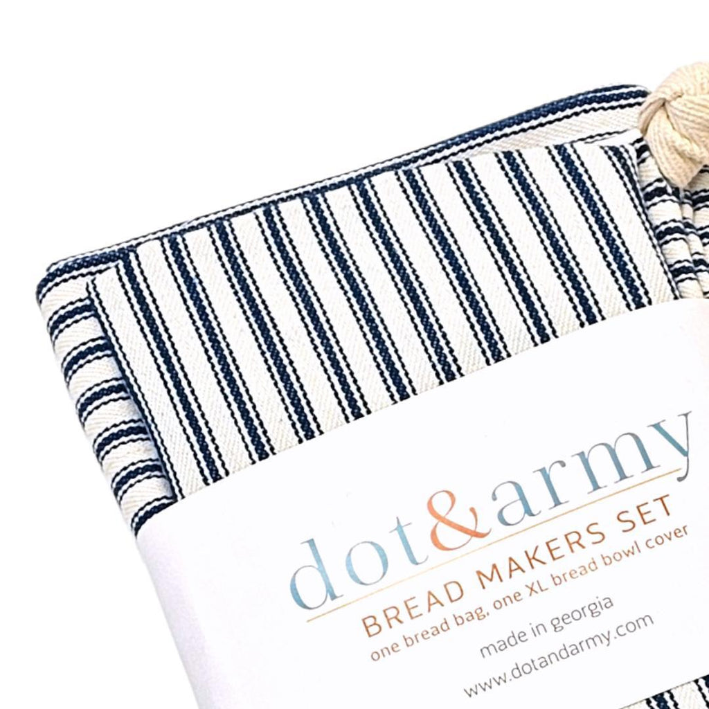 Bread Makers Set - Blue and White Stripes by Dot and Army