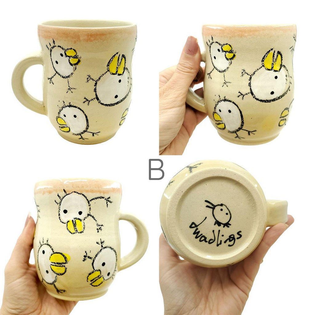 Mug - 14oz - Sketchy Duck Mug (A or B) by Dwadlings