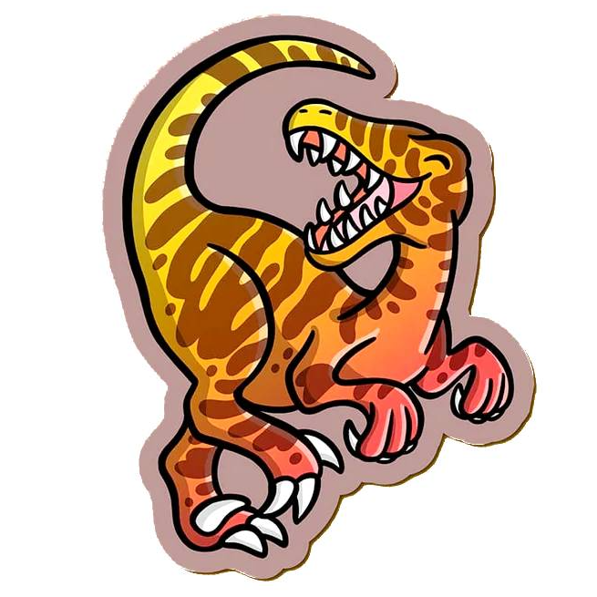 Stickers - Large Vinyl (Dinosaurs) by Emily McGaughey