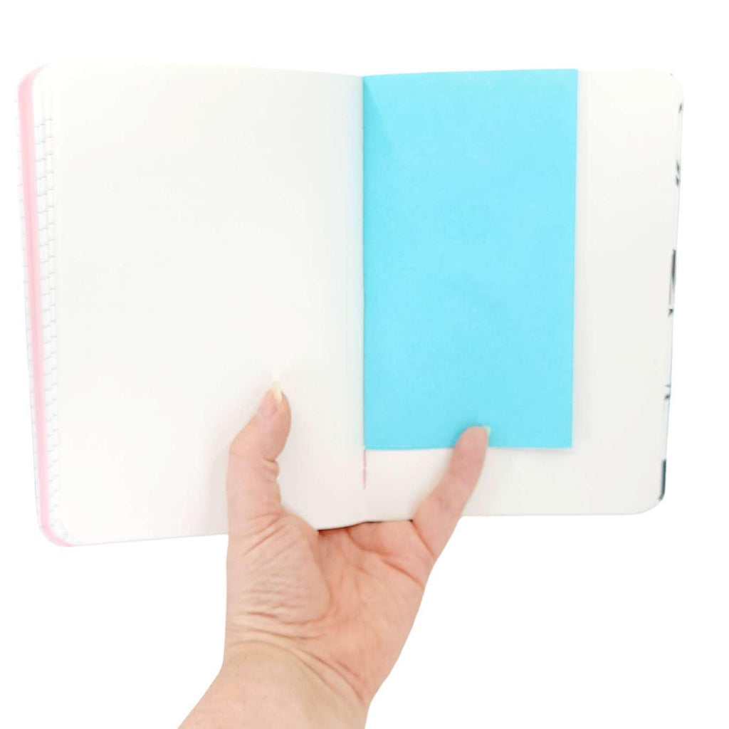 Journal - Teal Mixed Paper Notebook (Large or Small) by Original Brooks