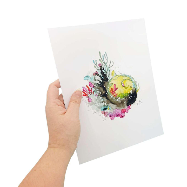 Art Print -  8.5 x11 Every Little Thing Is Gonna Be Alright by Melissa Moss Art