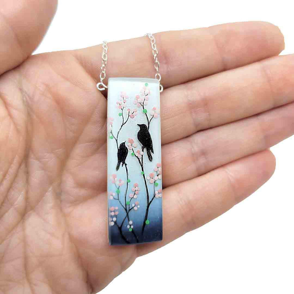 Necklace - Cherry Blossom Tall by Fernworks