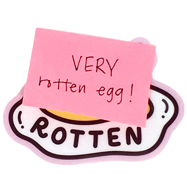 Vinyl Stickers - Very Rotten Egg by Mis0 Happy