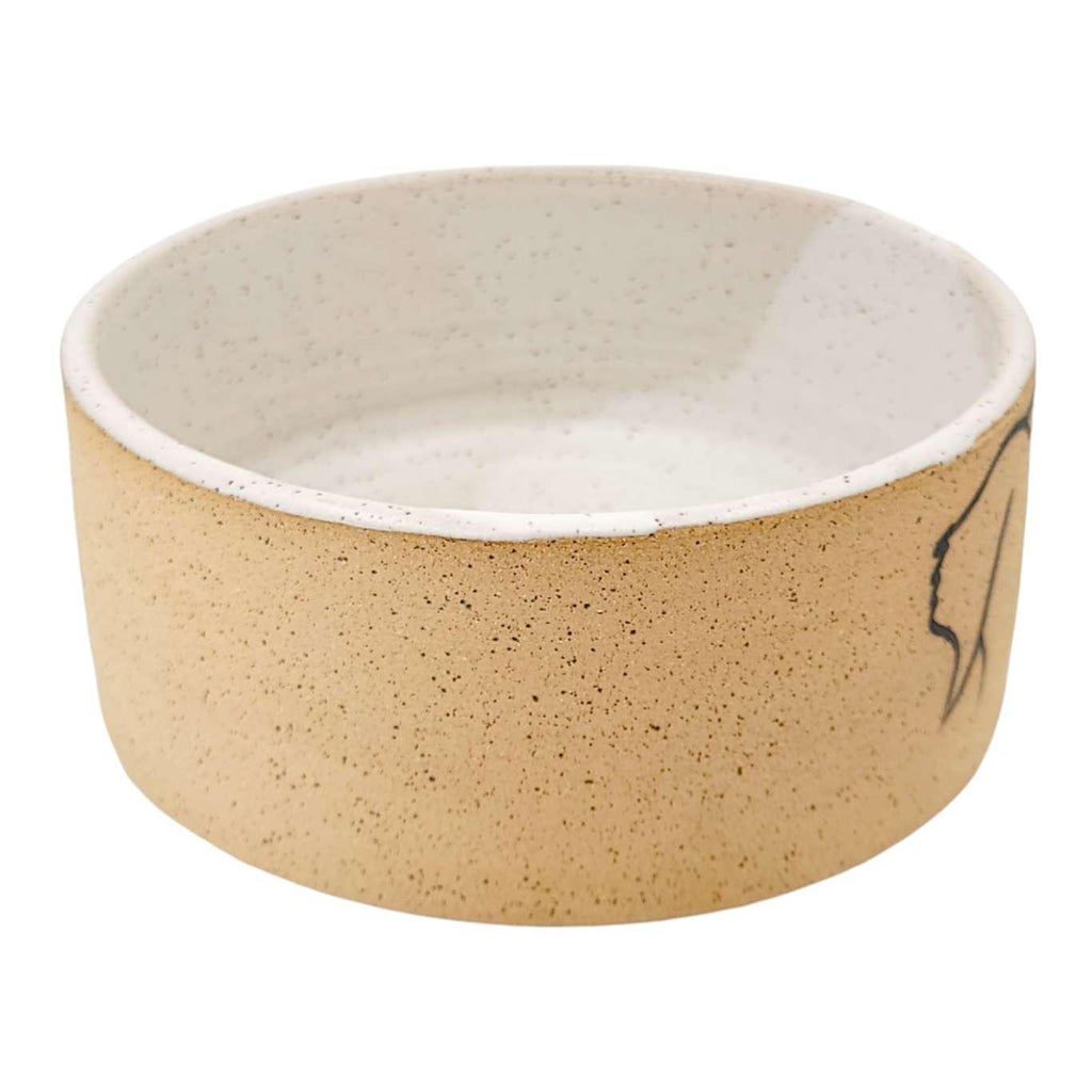 Pet Bowl - Mod Dog (Ceramic) by Hands On Ceramics