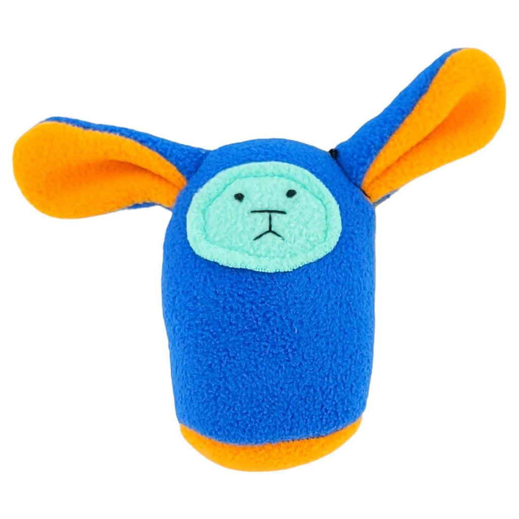 Plush Rattle - Royal Blue Bunny (Orange Ears) by Mr. Sogs