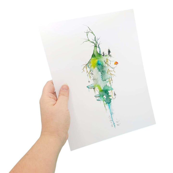 Art Print -  8.5 x11 The Wild Life Art Print by Melissa Moss Art