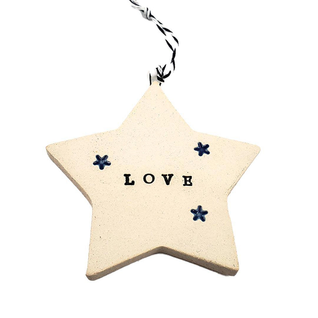 Ornaments - LOVE Starry Star (5 colors) by Tasha McKelvey