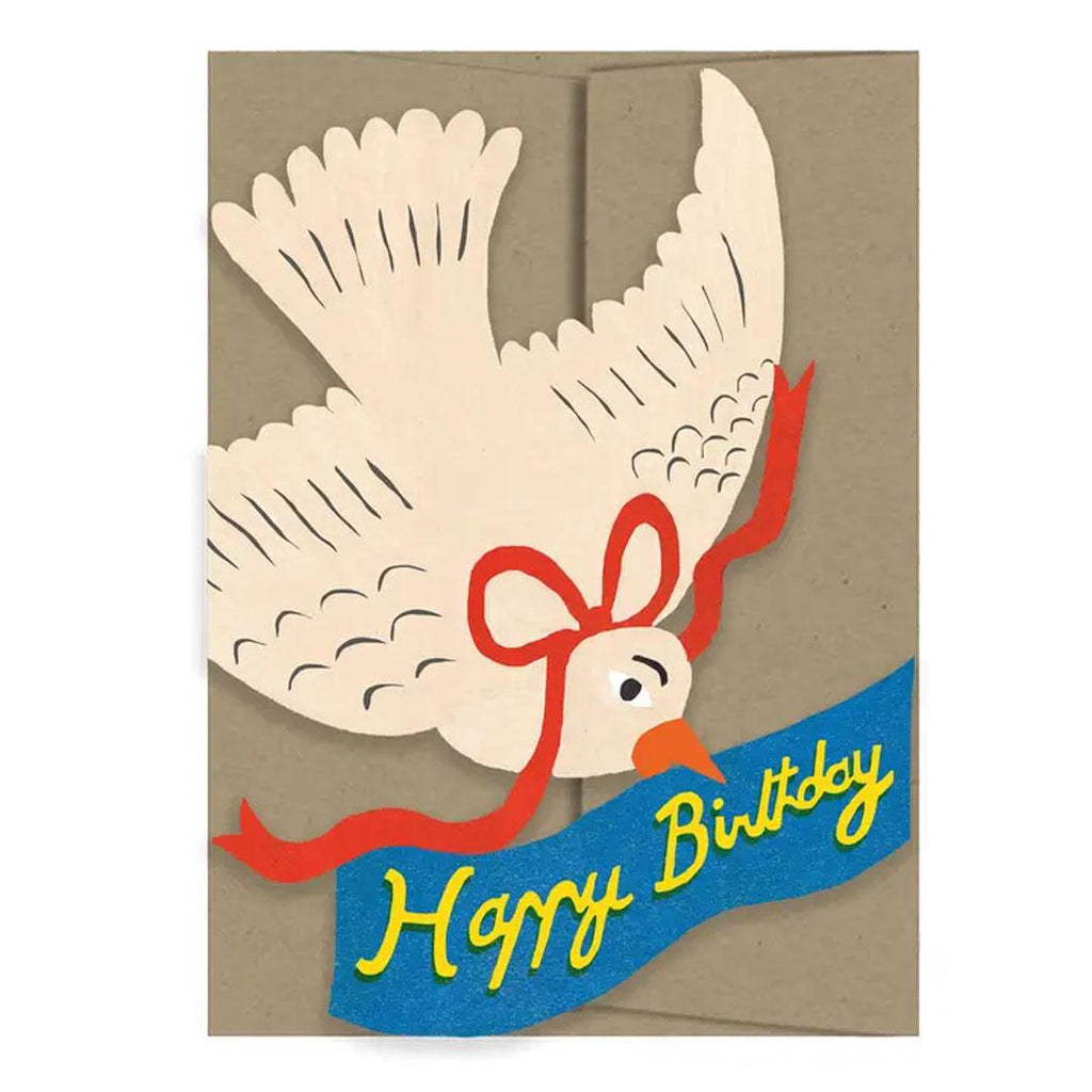 Card - Birthday - Bird Happy Birthday by Isatopia