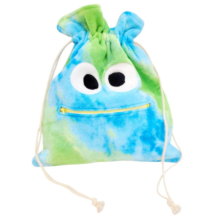 Bag - Chomper Buddy Drawstring (Blue Green Turtles) by Peek A Boo Plush, image 1 of 5
