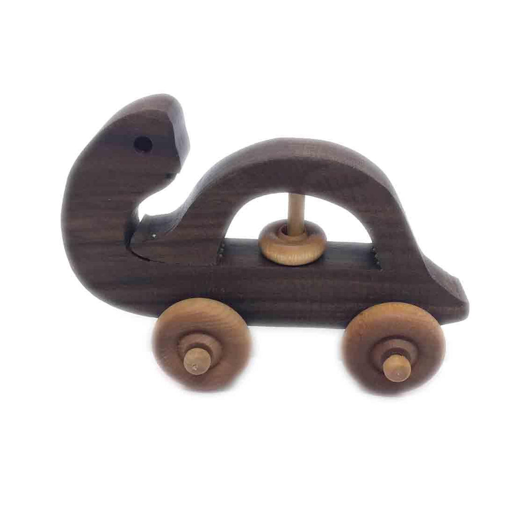 (30% Off) Wooden Rattle - Turtle Wooden Toy by Baldwin Toy Co.