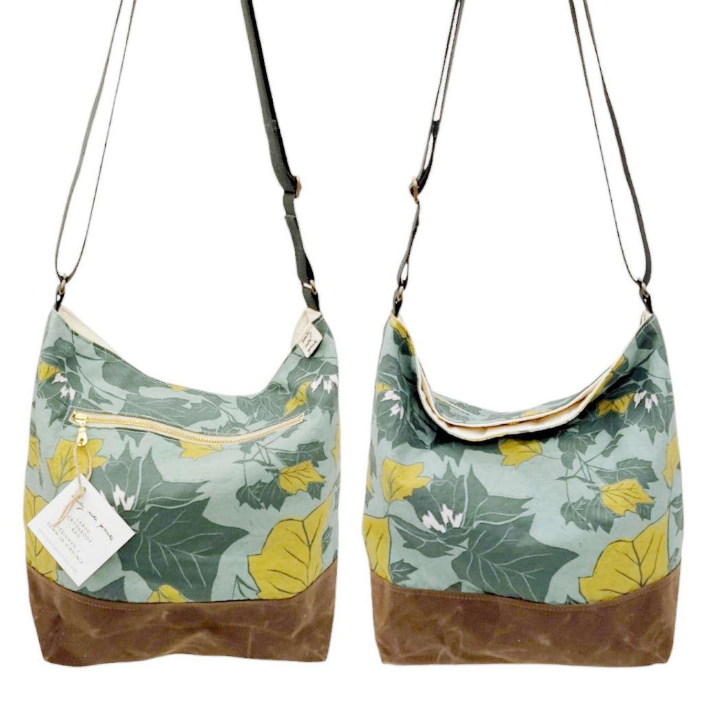 Bag - Large Cross-Body (Tulip Poplar) by Emily Ruth Prints