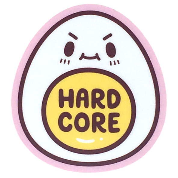 Vinyl Stickers - Hard Core by Mis0 Happy