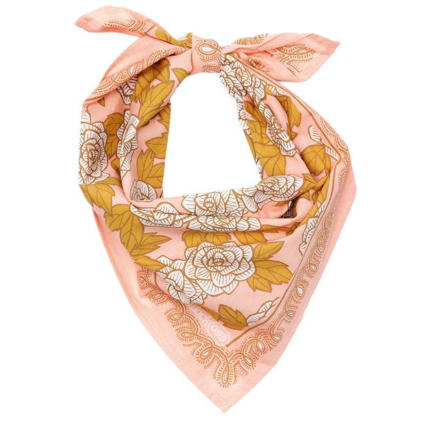 Bandana - Claire in Warm Pink (Discontinued Design) by Hemlock Goods