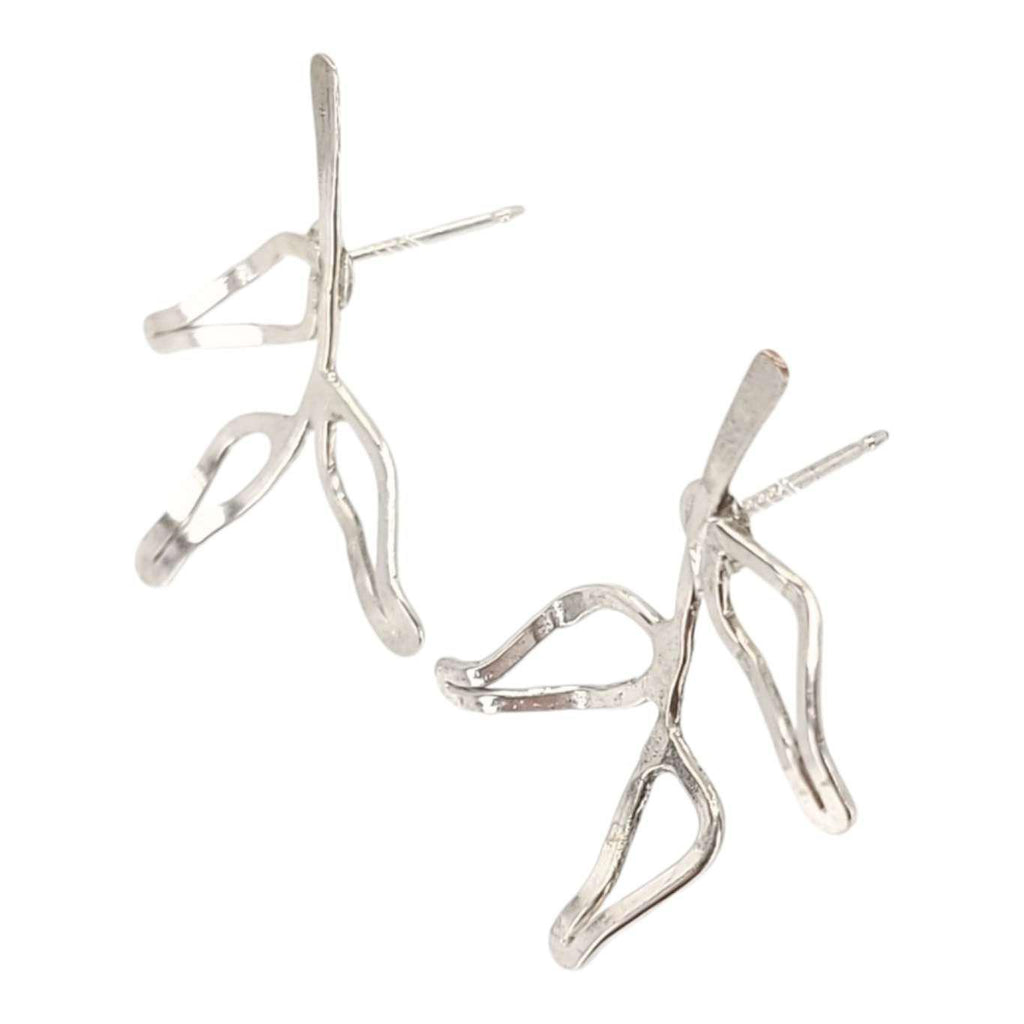 Earrings - Sprig Posts (Sterling Silver) by Verso