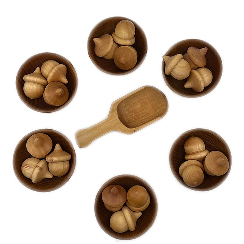 Wood Toys- Acorn Sorting Game by Taylored Toys
